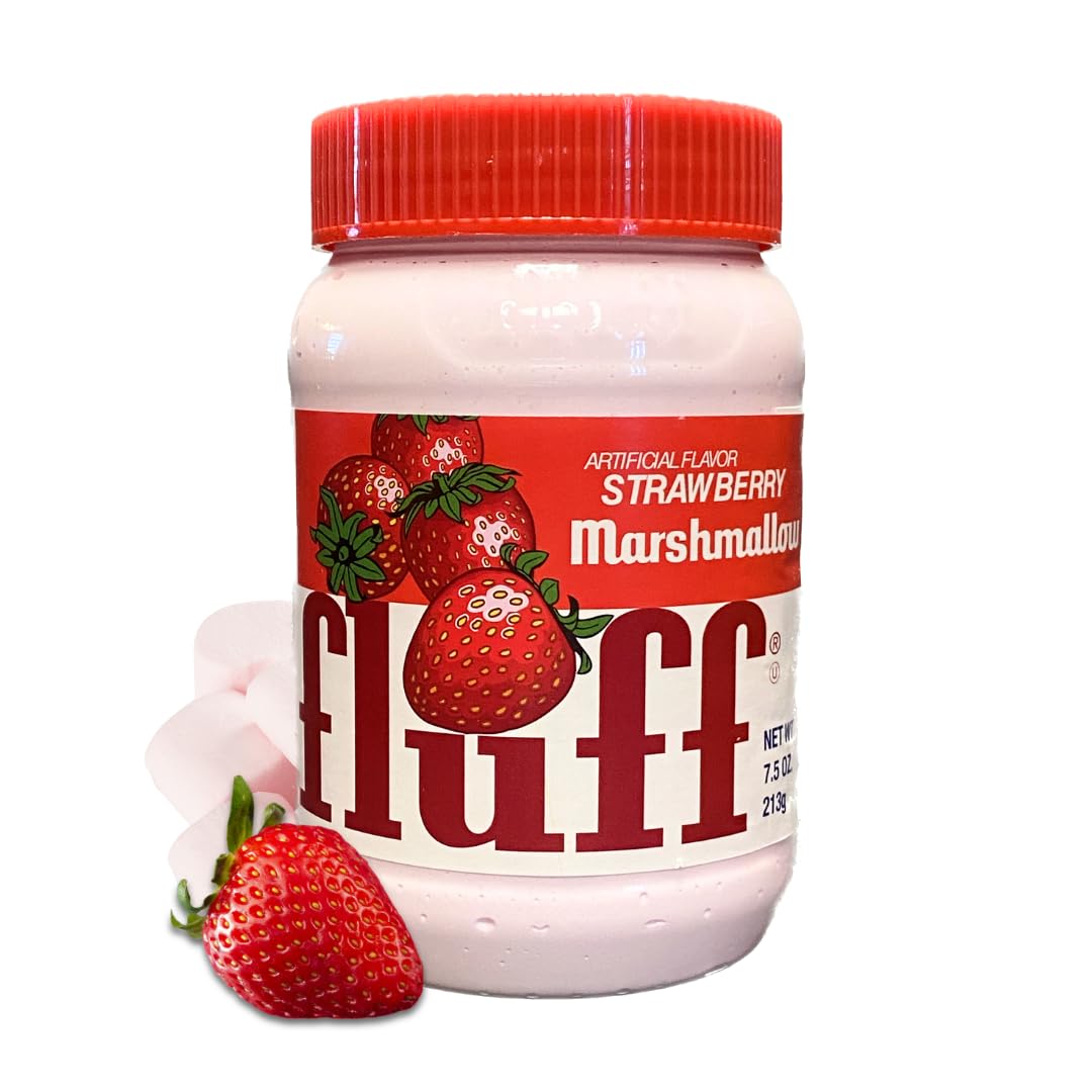 Product image of Marshmallow Fluff Strawberry Flavor Marshmallow Spread 7.5 oz 7.5 oz Pack of 4